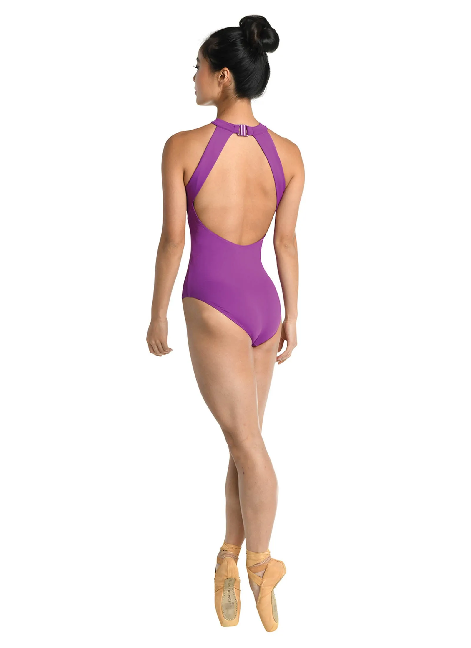 Adult Adele Twist Halter Leotard