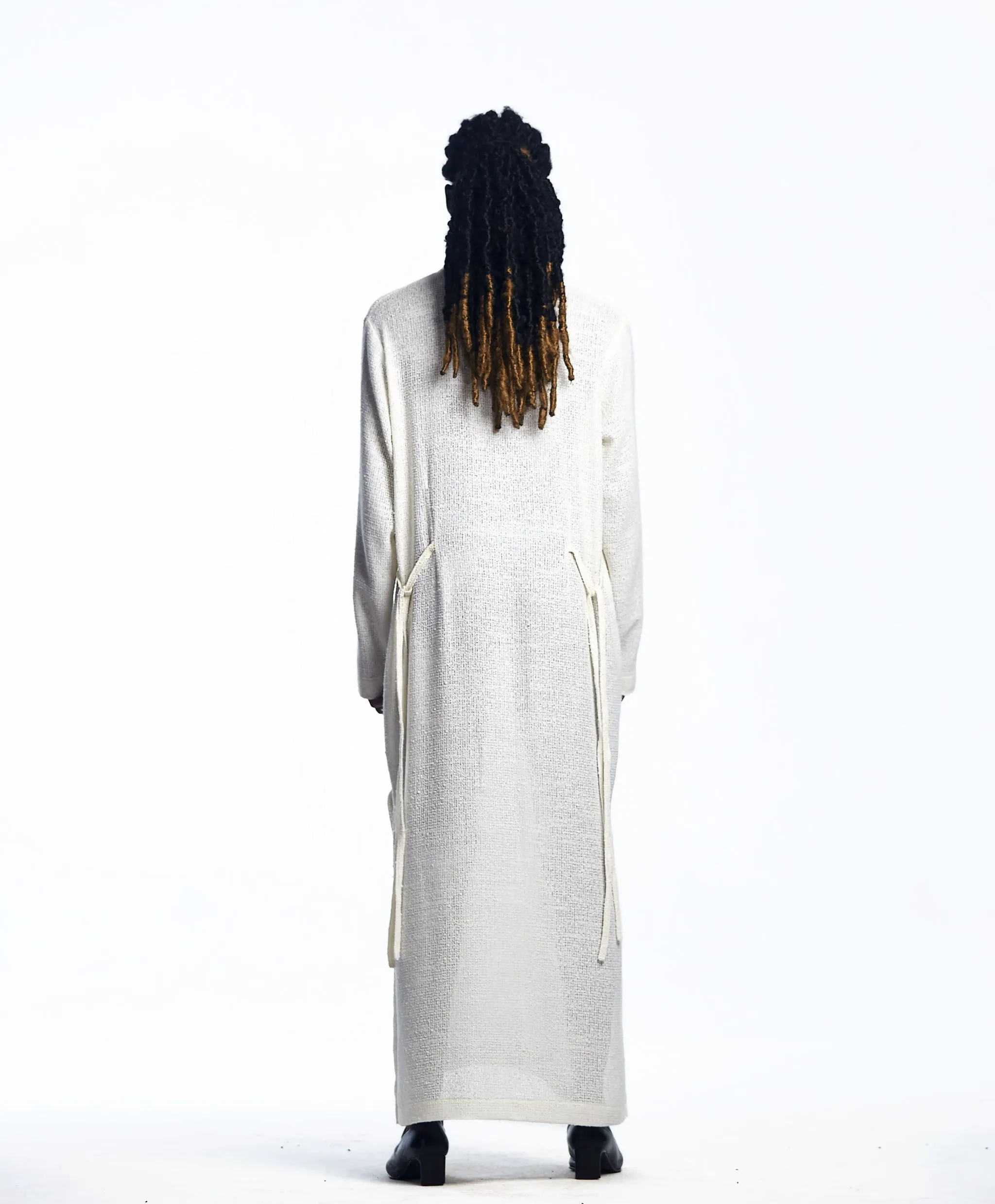 AJABENG Yaa Yaa Cotton-Knit String Swing Kaftan