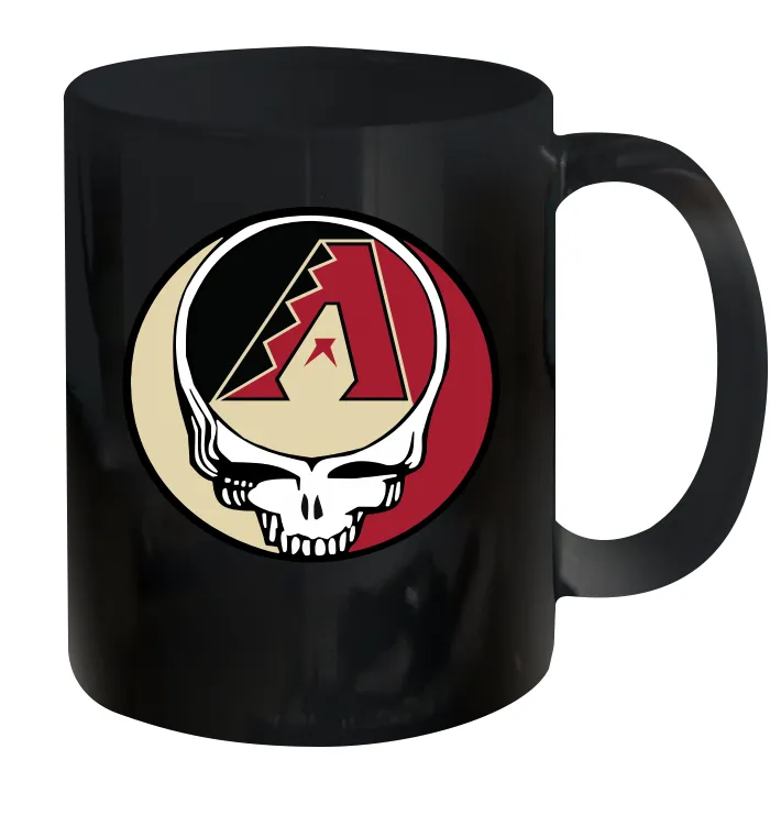 Arizona Diamondbacks Grateful Dead Steal Your Face Baseball Ceramic Mug 11oz