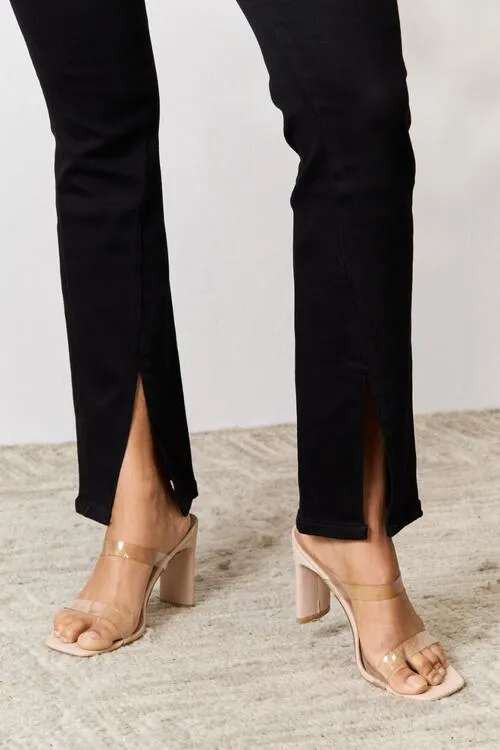 BAYEAS Slit Bootcut Jeans