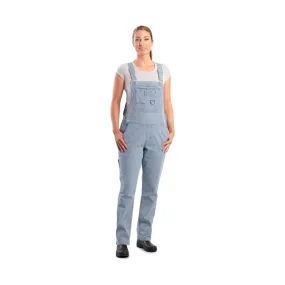 Berne Women's Vintage Washed Flex Hickory Stripe Bib Overall - Hickory Stripe