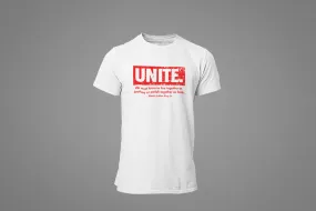 BH - MLK - Unite.  Black History Shirt