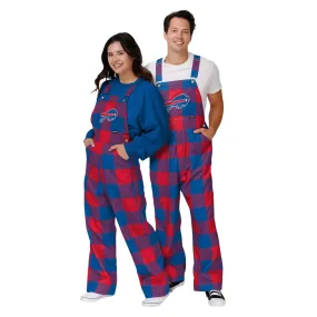 Buffalo Bills Big Logo Plaid Overalls