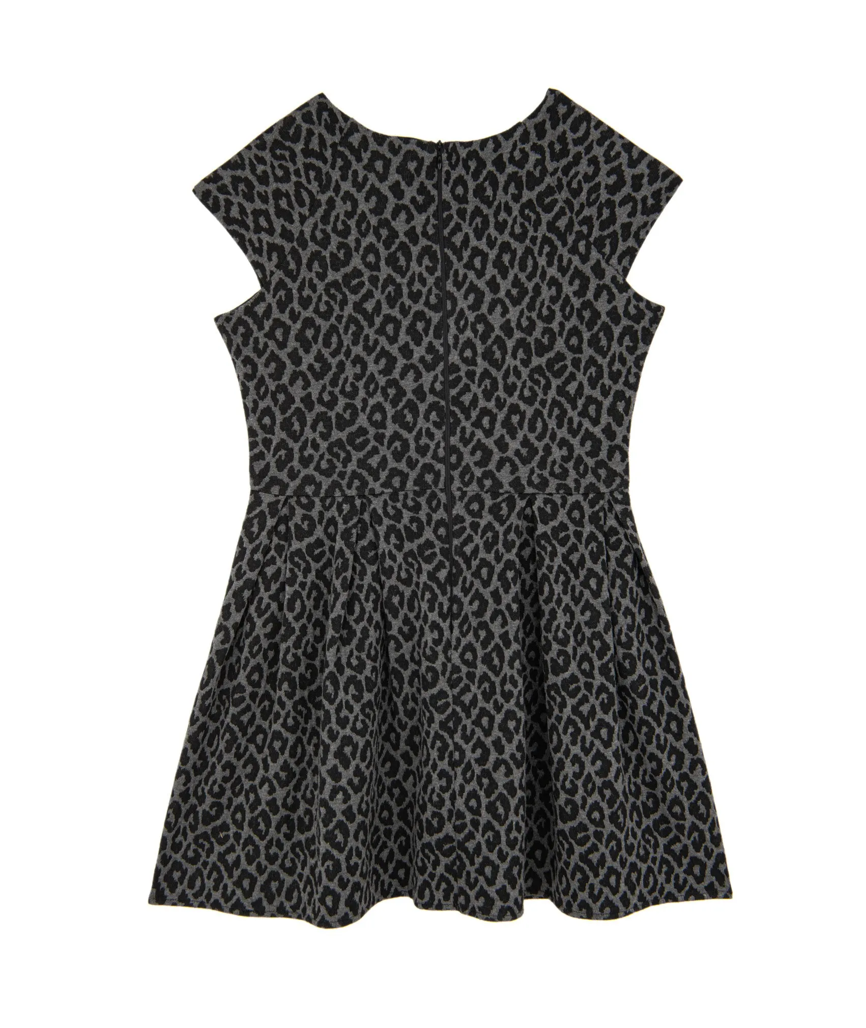 By Debra Girls Animal Print Cap Sleeve Dress