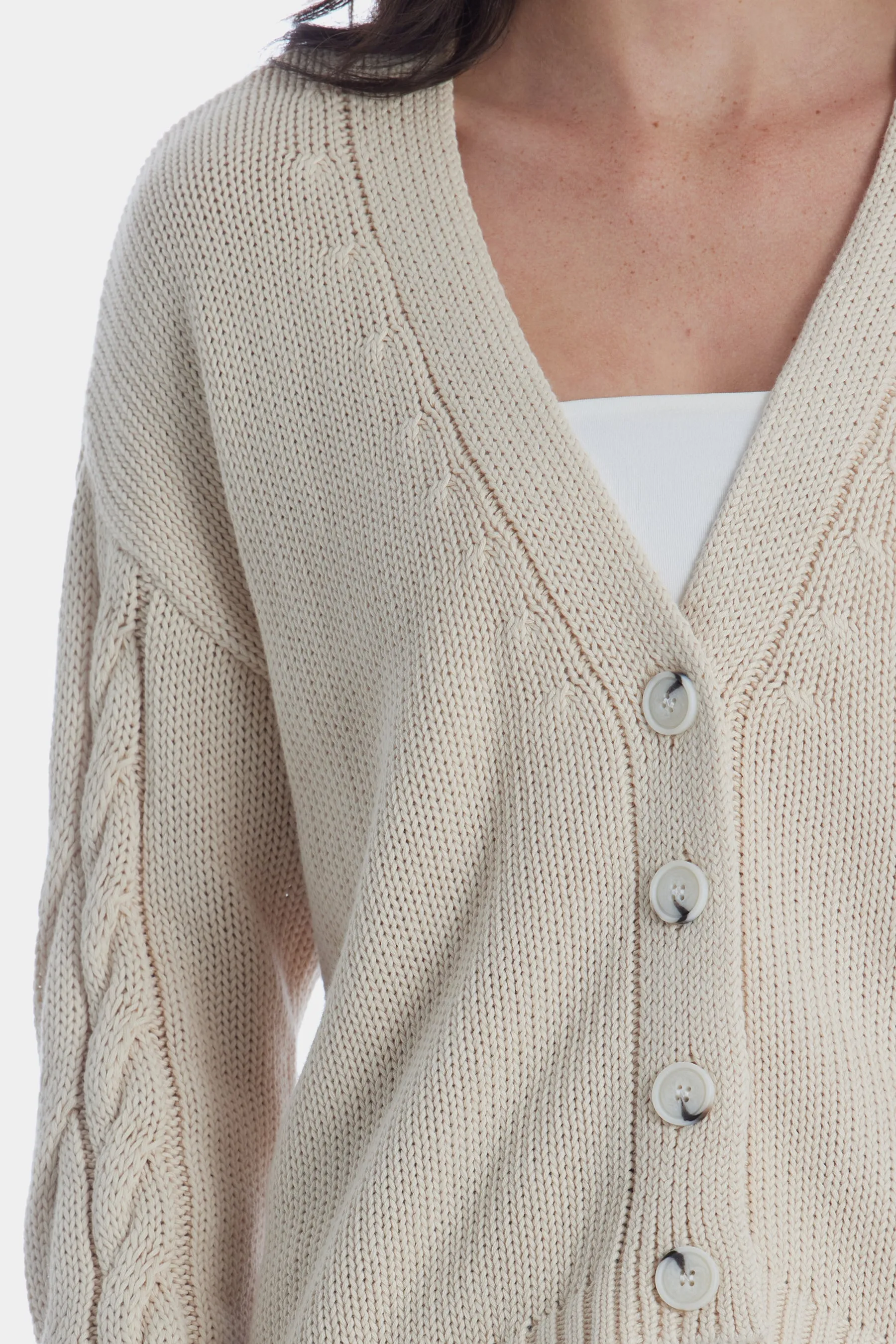 Cable Cardigan