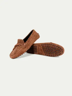 Caramel Suede Driving Shoes