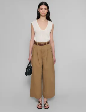 Caramel Wide Leg Pants