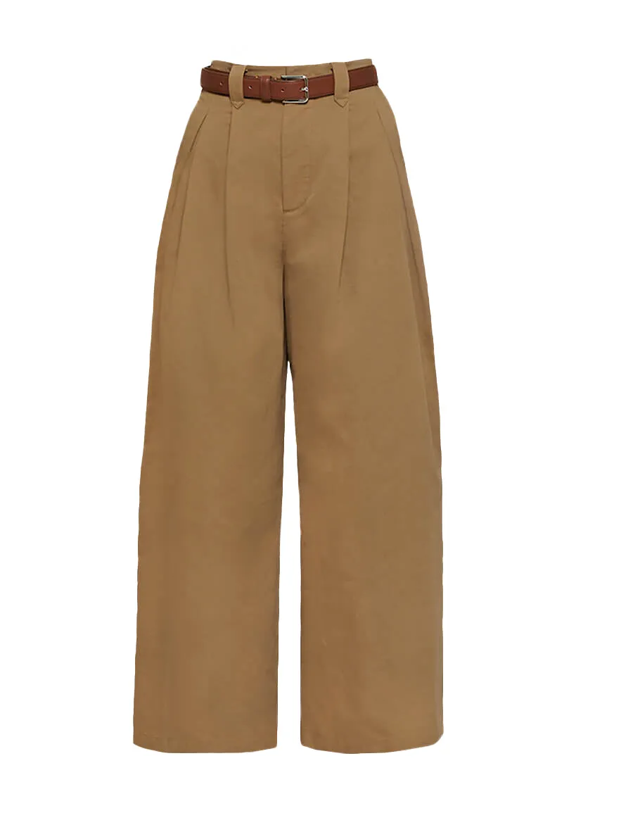 Caramel Wide Leg Pants