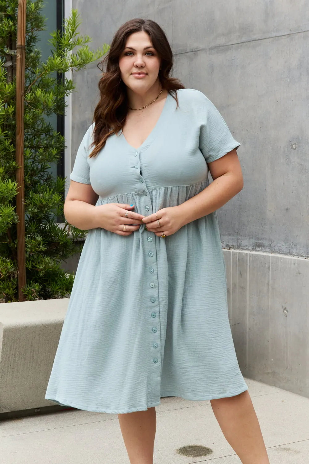 Charming Beach Midi Dress for Wedding Guests by Sweet Lovely By Jen