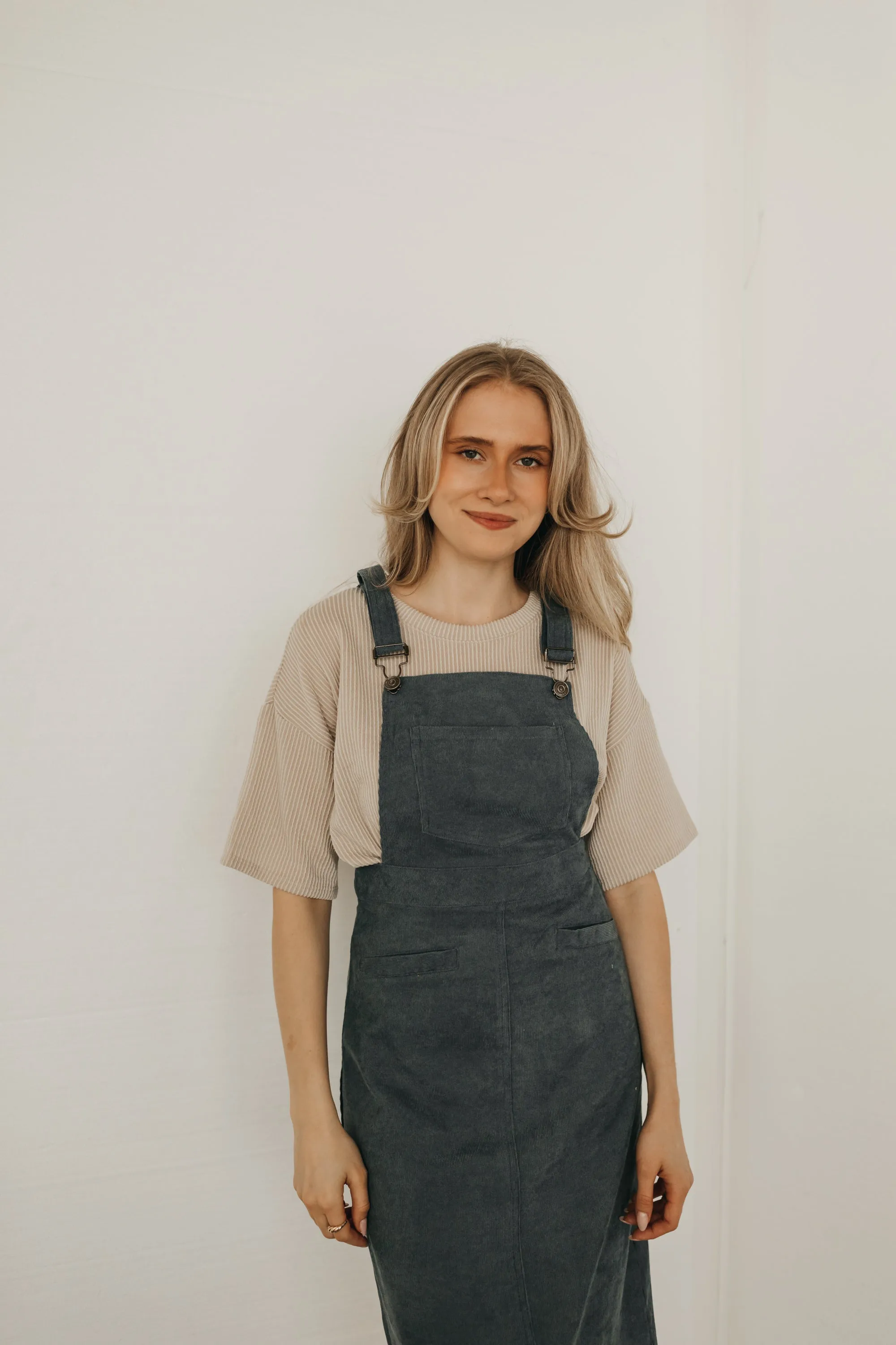 Corduroy Overall Dress (multiple colors)