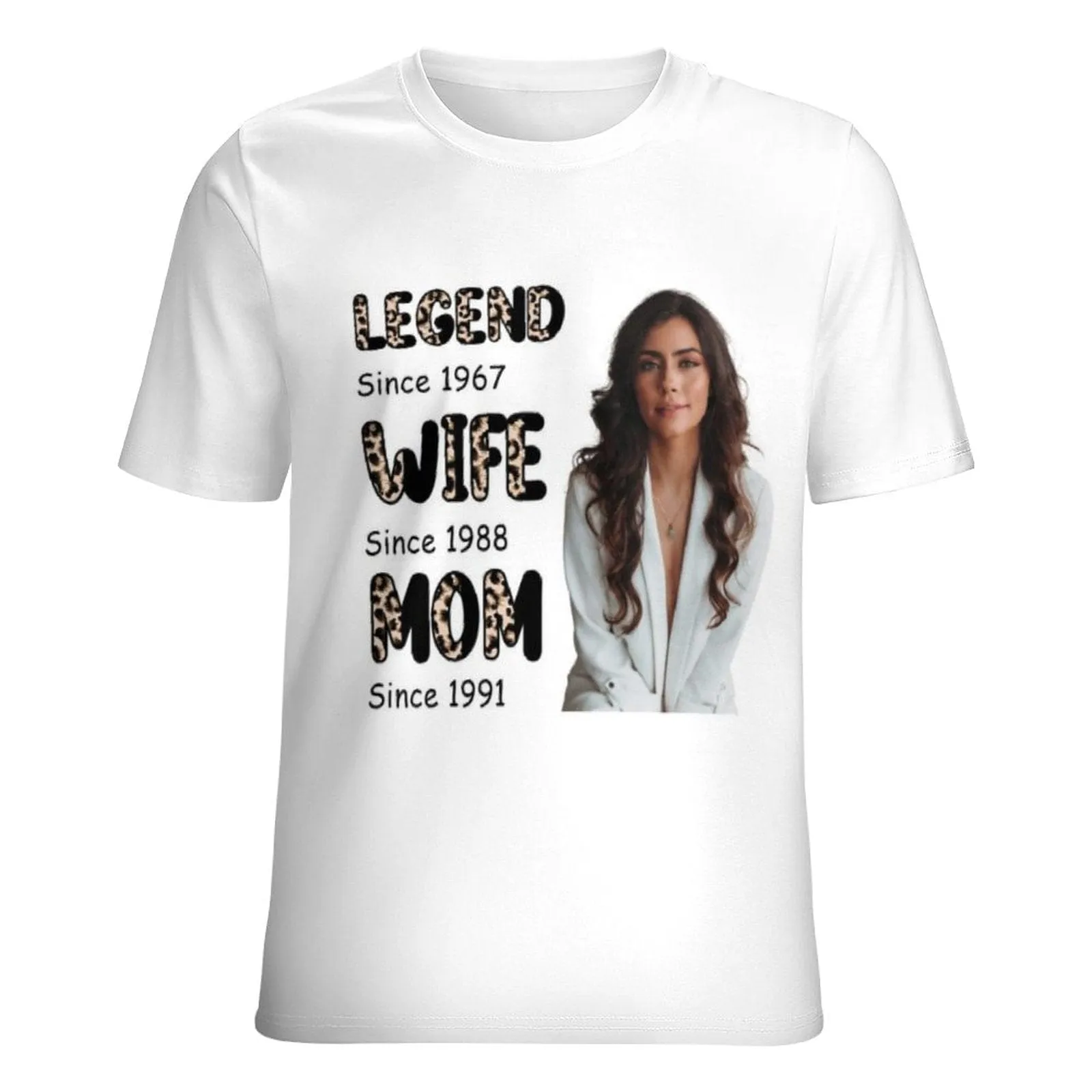 Custom Photo&Time Legend Wife Mom Time Shirt Mother's Day Gift