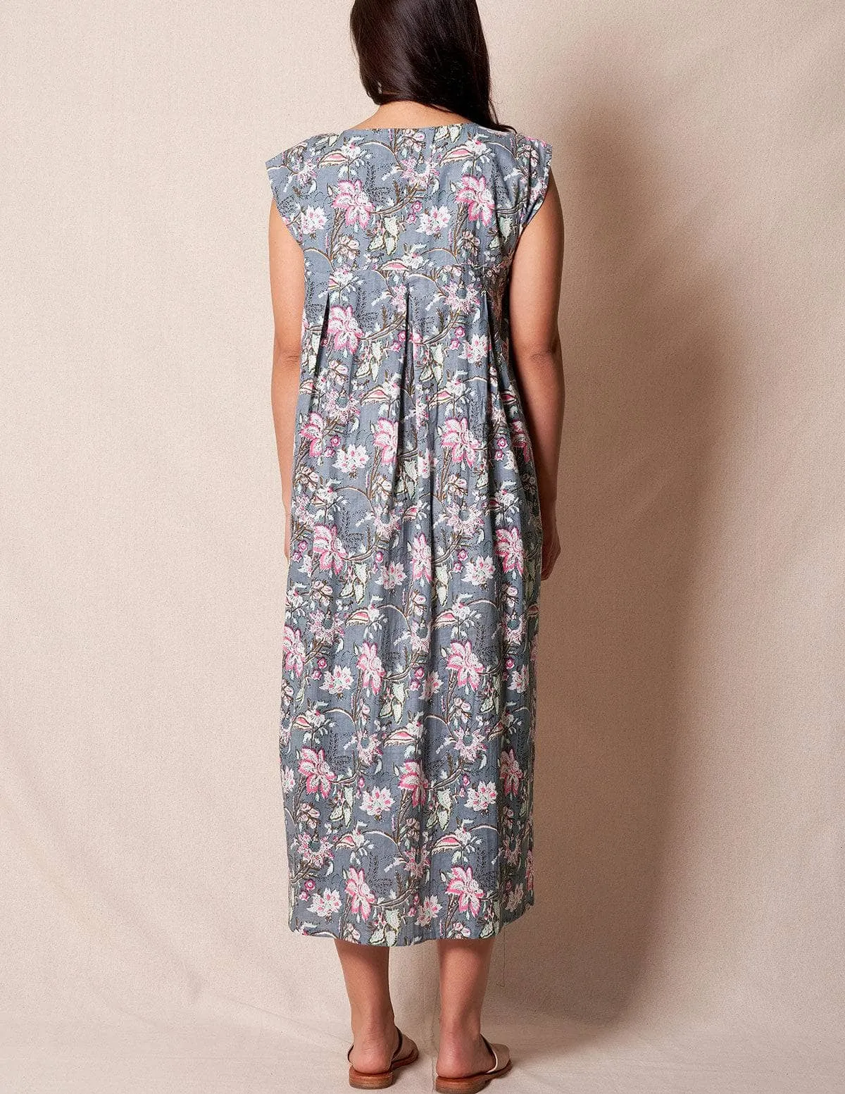 Fair Trade Amara Dress - Morning Mist