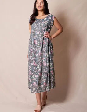 Fair Trade Amara Dress - Morning Mist