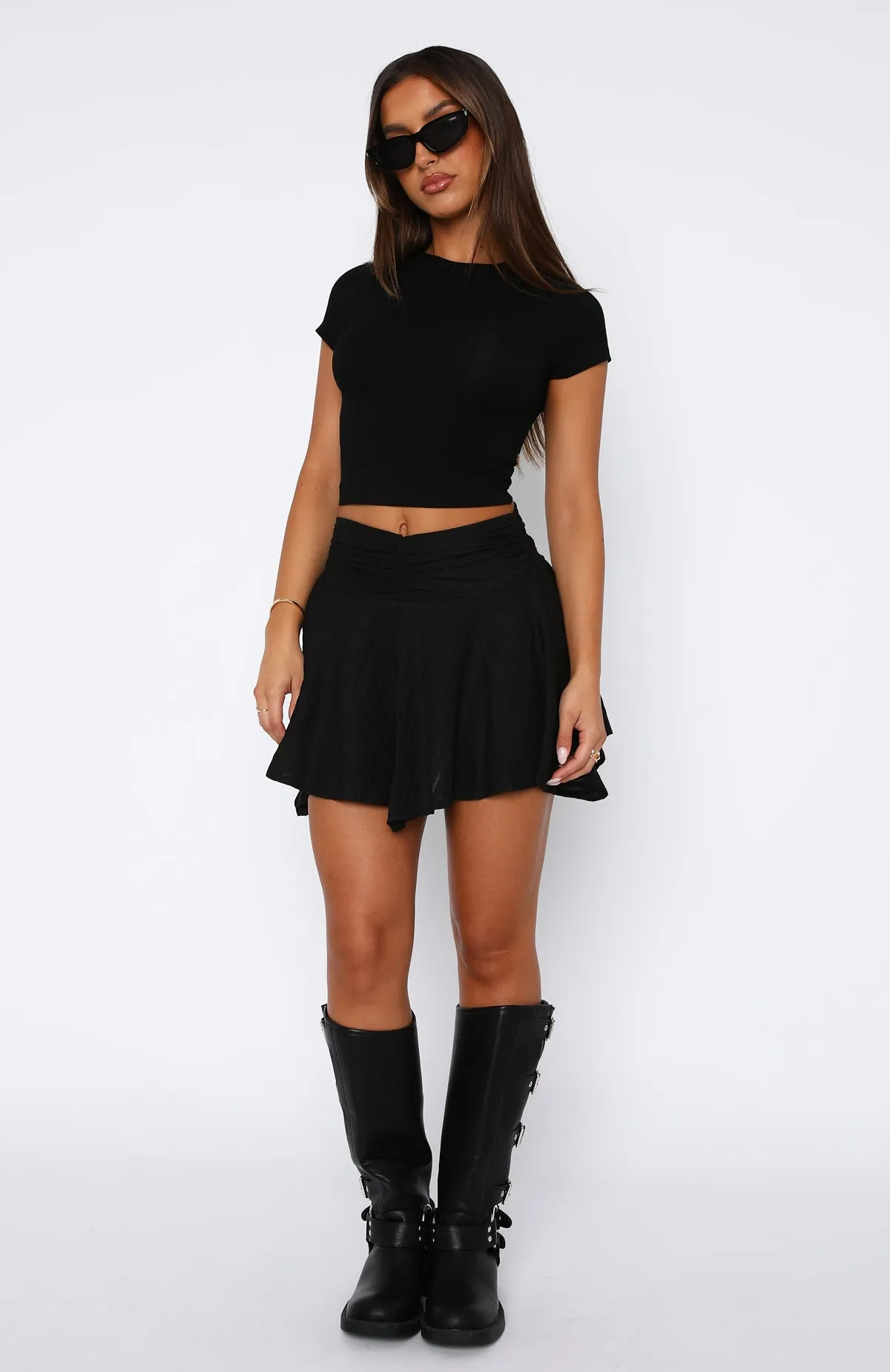 Flirty Looks Mini Skirt Black