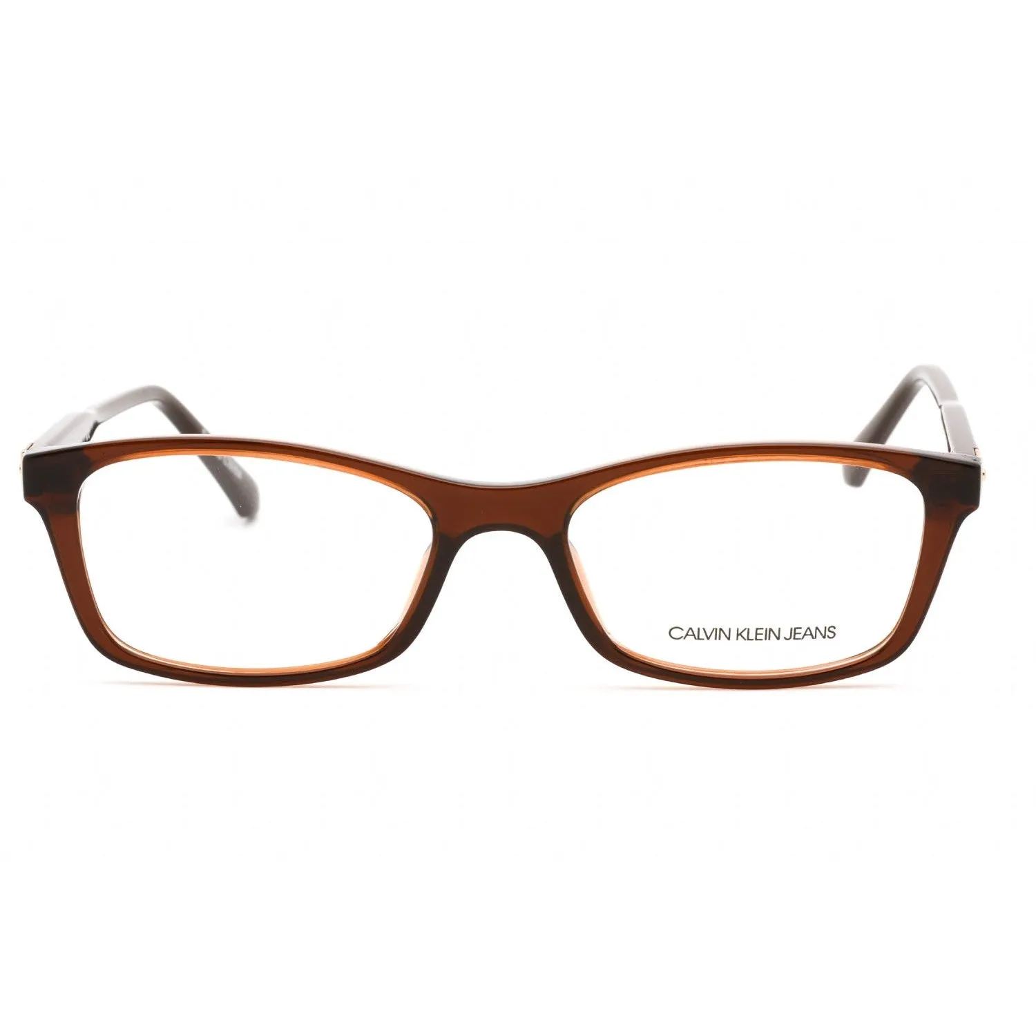 Calvin Klein Jeans CKJ19523 Eyeglasses CRYSTAL BROWN/Clear demo lens