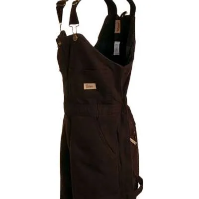 Berne WB515 DBN Women's Brown Insulated Bib Overalls