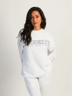 HARLOW MICHELLE PRINT CREWNECK - BROOKLYN