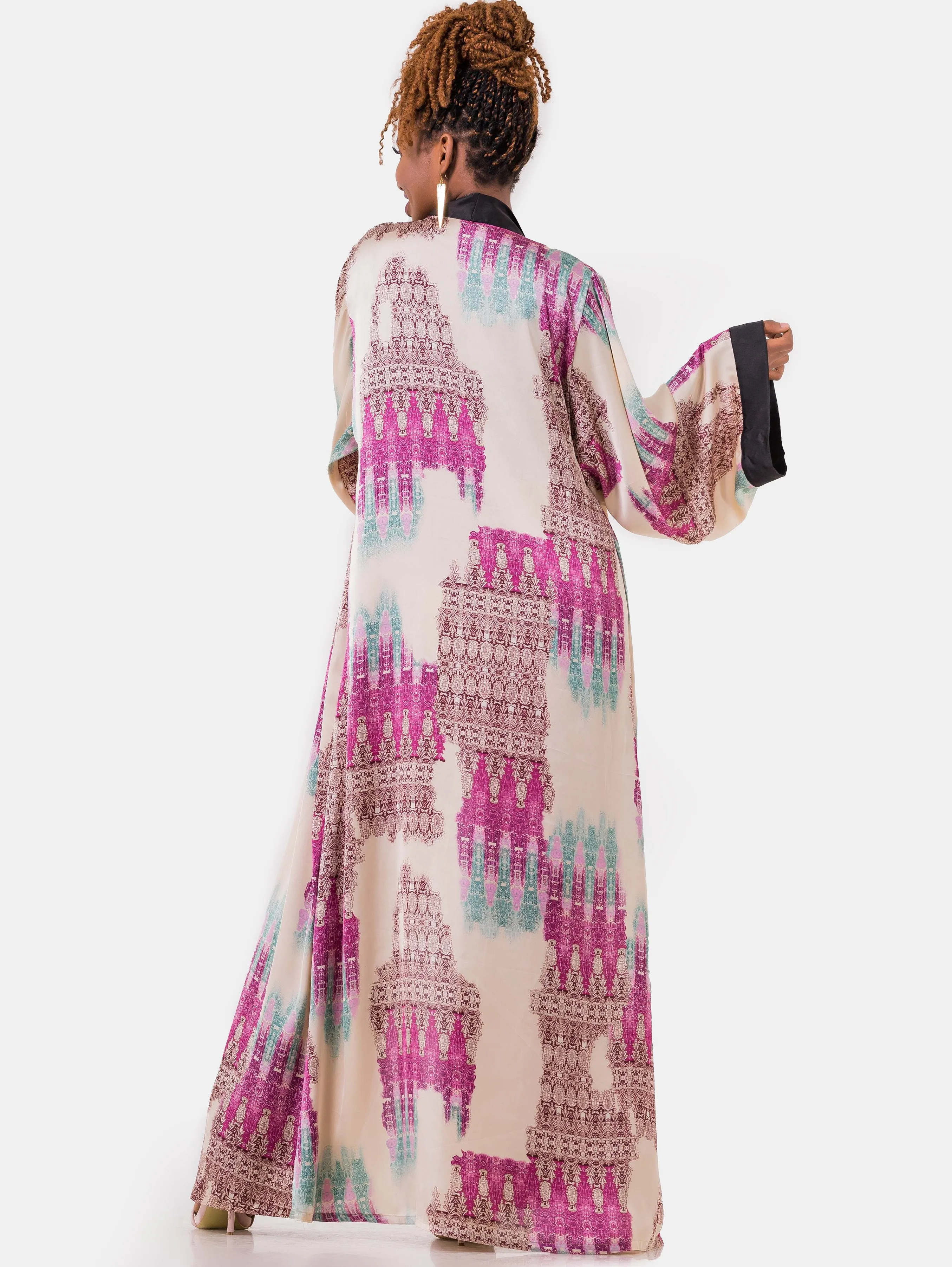 Hijabeefied Regular Travelling Kimono - Purple