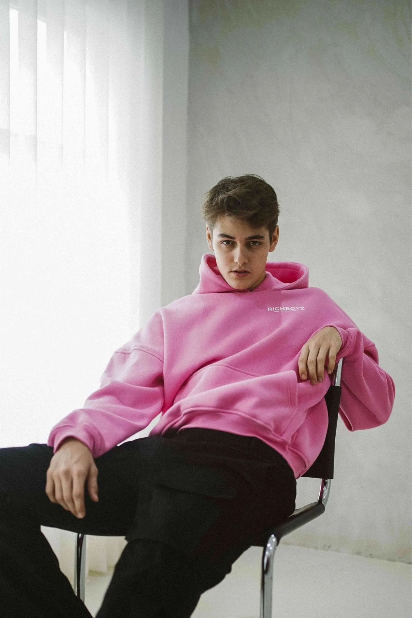 HOODIE - DEEP PINK