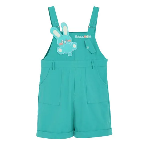 Kawaii Teal Bunny Overalls ON638