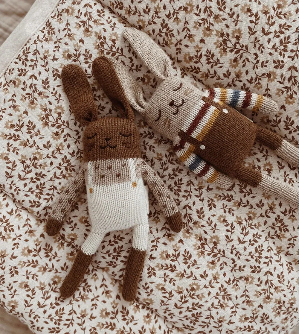 KUSCHELTIER BUNNY - ECRU OVERALLS