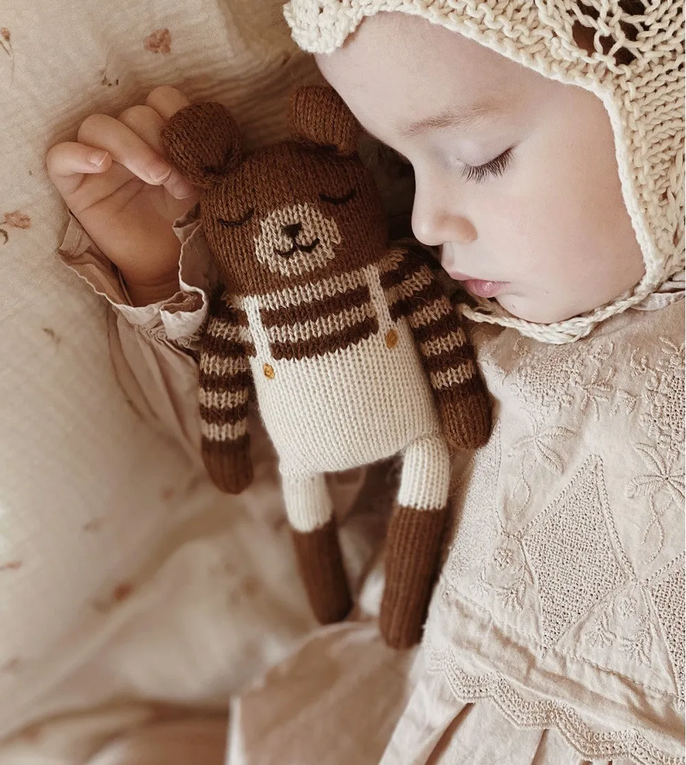 KUSCHELTIER TEDDY - ECRU OVERALLS