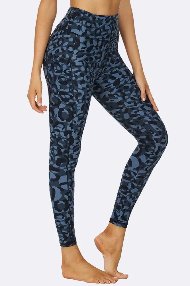 Leopard Print Gym Pocket Leggings