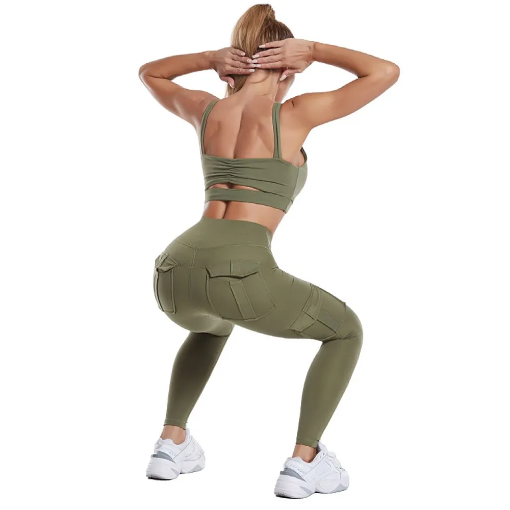 Long Yoga Cargo Pants