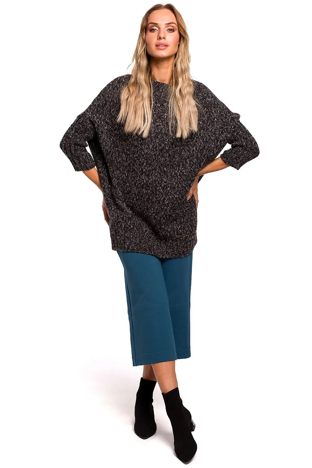 Moe Oversize Sweater Charcoal