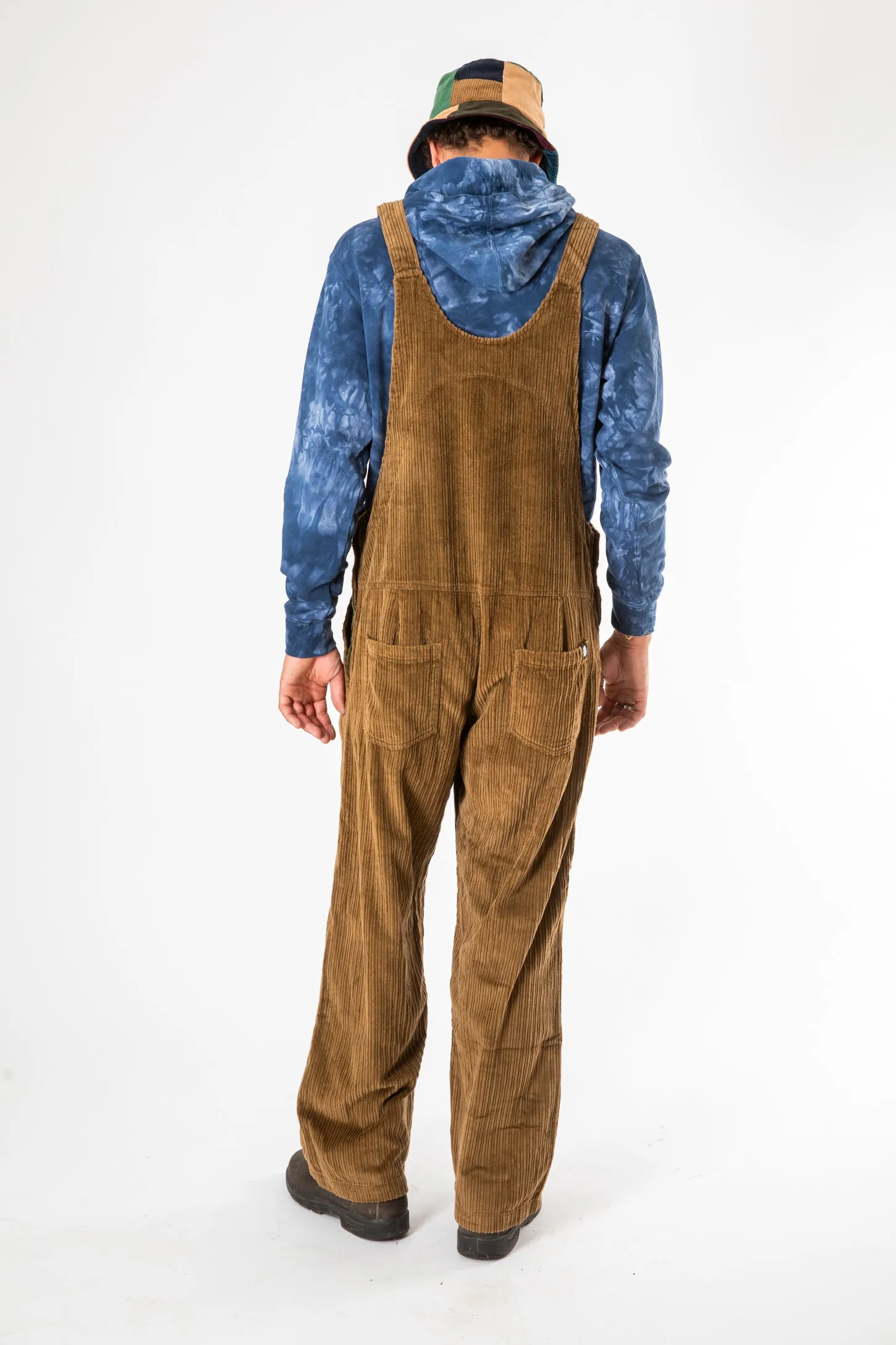 Tokha Color Block Corduroy Overalls