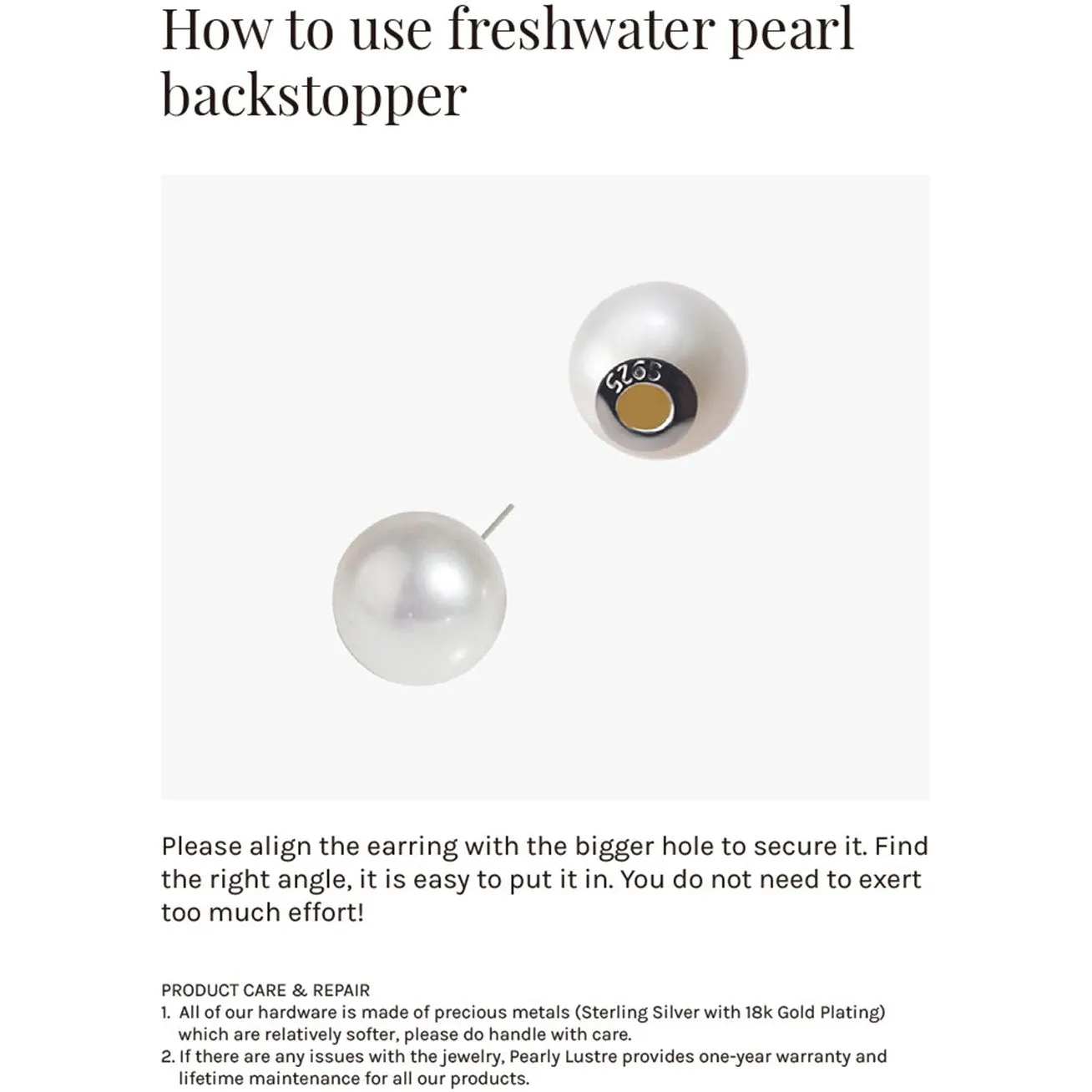 New Yorker Freshwater Pearl Earrings WE00185