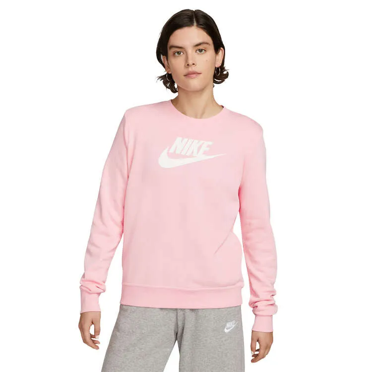 NIKE WOMEN'S CLUB FLEECE PINK SWEATSHIRT