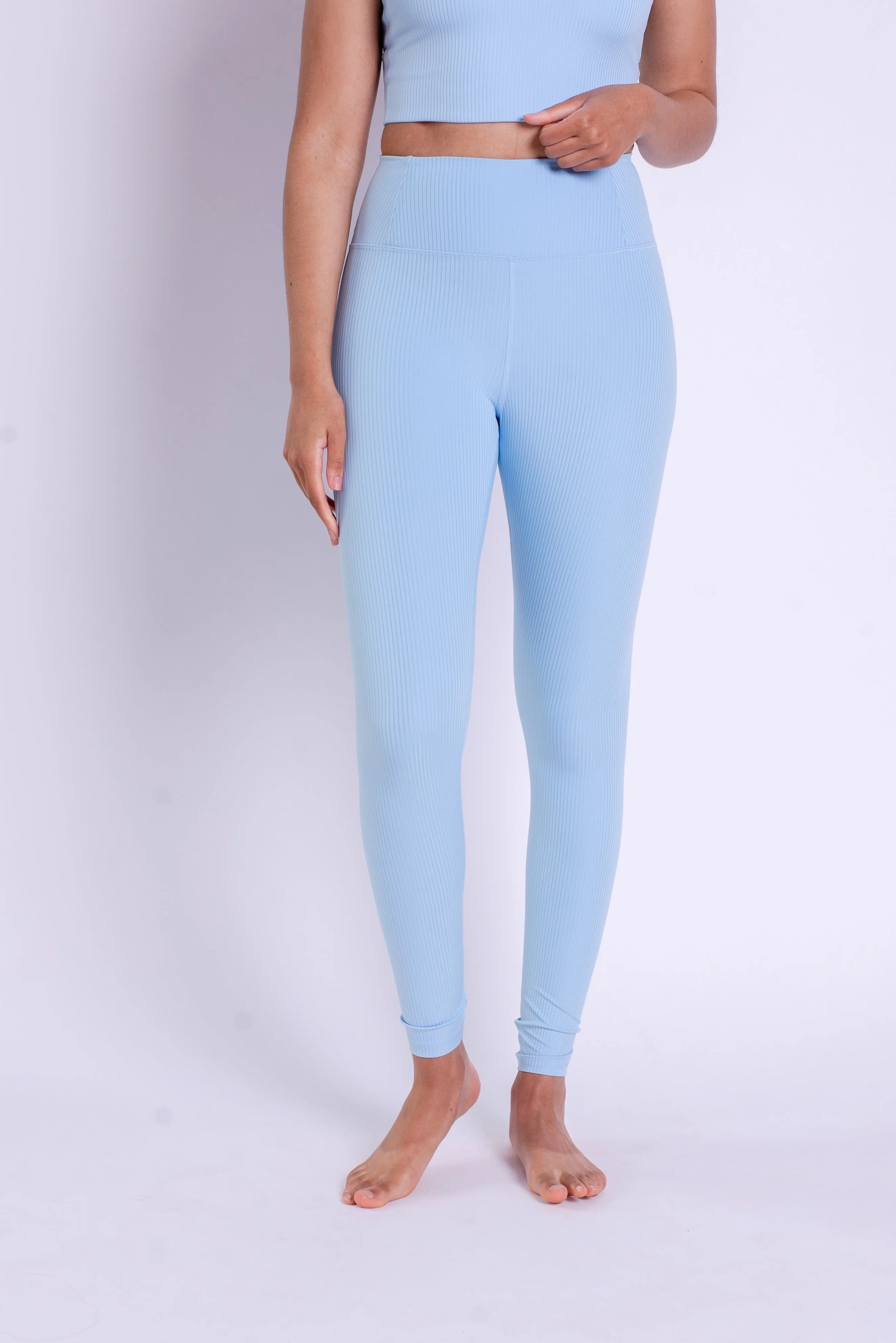 RIB High-Rise Leggings - Made from recycled bottles