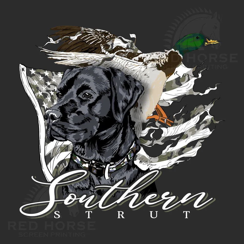 Southern Strut Lab Duck Flag Short Sleeve Tshirt