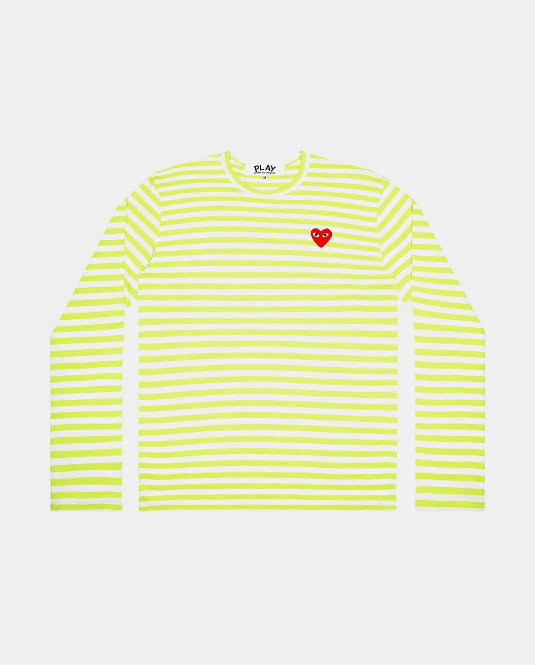 T277 RED HEART STRIPED L/S  / GREEN