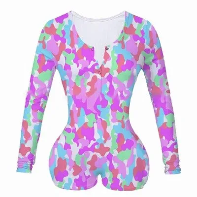 Sexy Women  Bodysuit Long Sleeve