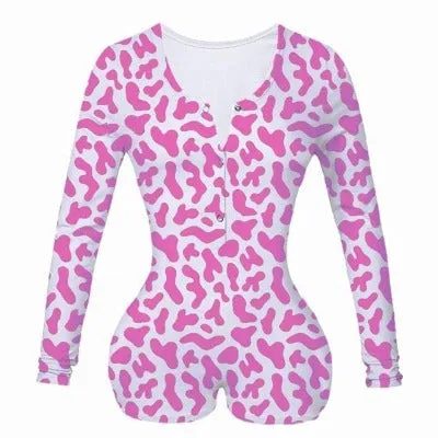 Sexy Women  Bodysuit Long Sleeve