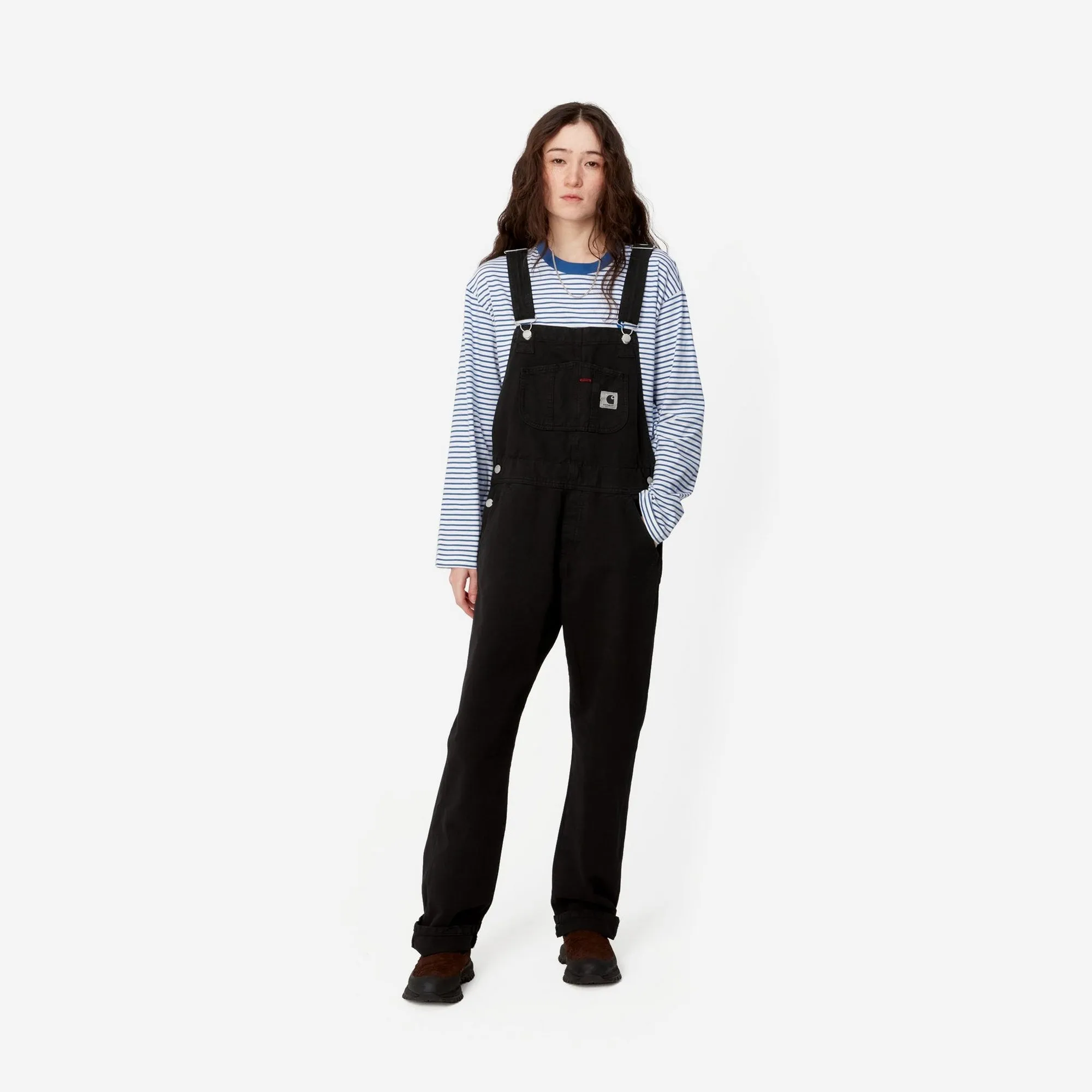 Women's Bib Overall Straight - Drill | Black