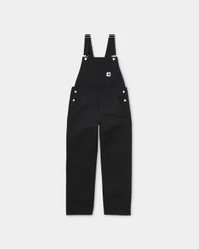 Women's Bib Overall Straight - Drill | Black