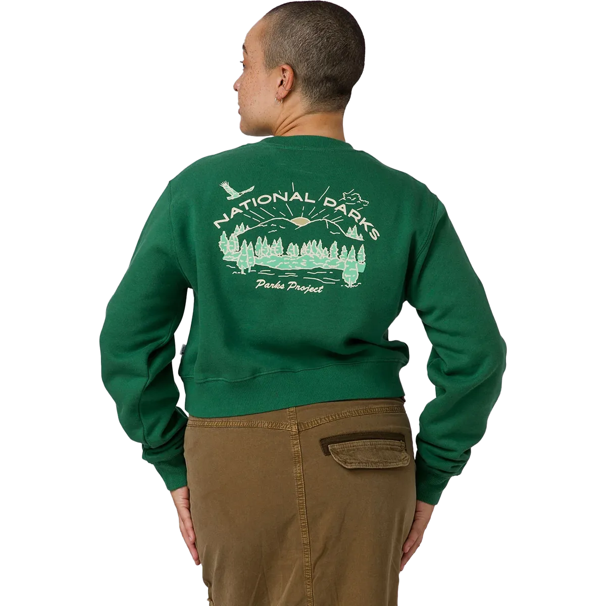 Women's National Parks Sunrise Cropped Crew